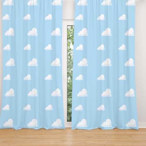 Andy&#39;S Room Curtains| disney Sheer curtain| disney curtains| toy story curtains |toy story window valance| baby blue curtains.
