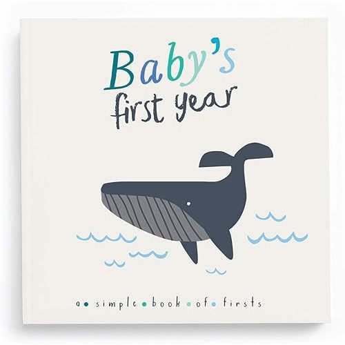 Lucy Darling Baby Memory Book, Themed Baby First Year Book, First 5 Years Journal & Photo Album for Baby Boy/Girl, Keepsake Books, Gender Neutral Memories & Milestone Book, Mom Gift - Little Captain