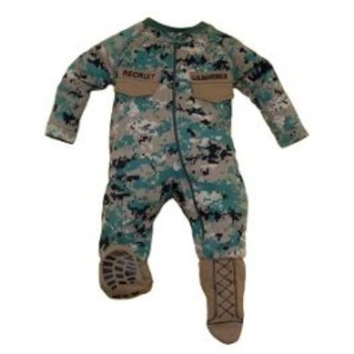 Marine Corps Baby Boy Crawler with Boots