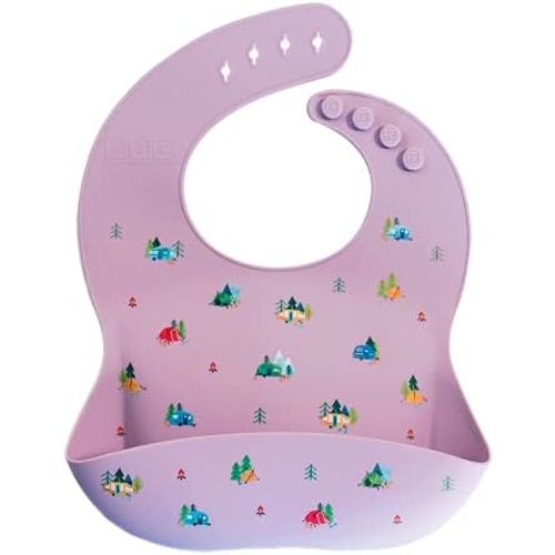 Austin Baby Co Mess Proof Silicone Bibs for Babies – Perfect Travel Toddler Bibs for Baby