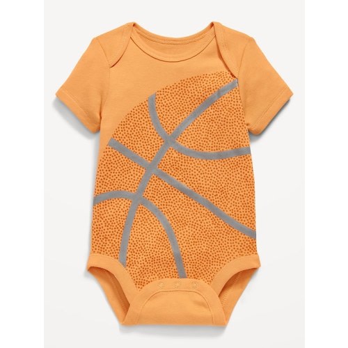 Short-Sleeve Unisex Graphic Bodysuit for Baby