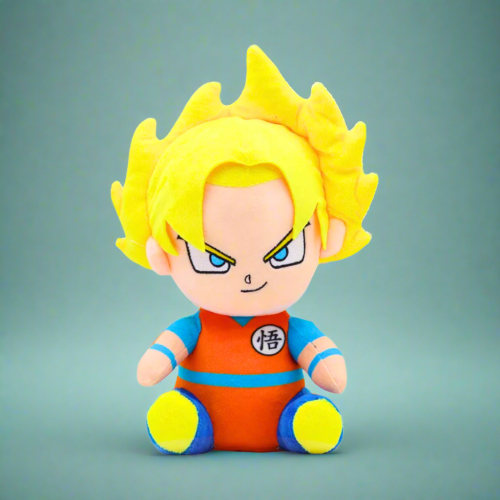 Dragon Ball Anime Plush Toy Golden Fury Super Saiyan Goku 20cm (8") Plushie