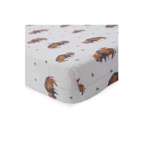 Cotton Muslin Crib Sheet