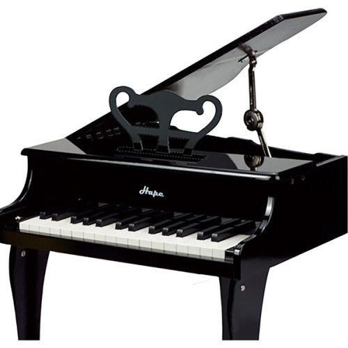 30 Key Grand Piano W/ Bench in Black, Toddlers - Hape | Maisonette