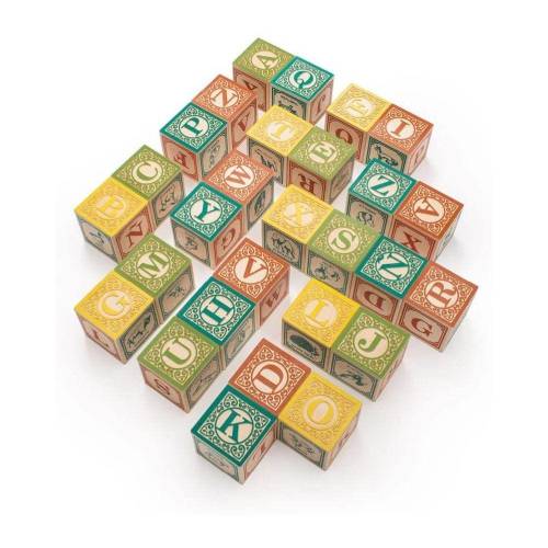 Uncle Goose Spanish Wooden Alphabet Blocks - ABC