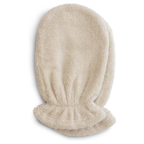 Mushie Baby Bath Mitt | Organic Cotton | Fog