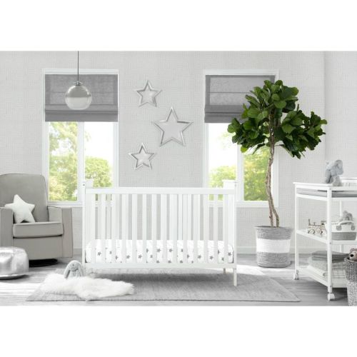 Delta Children Adley 3-in-1 Convertible Crib - Bianca White