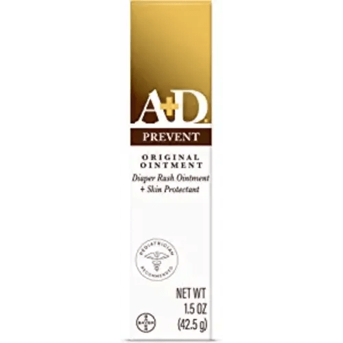 A+D Original Diaper Rash Skin Ointment, Baby Skin Protectant With Lanolin and Petrolatum, Helps Prevent Cracked Skin and Diaper Rash, 1.5 Ounce Tube, Packaging May Vary