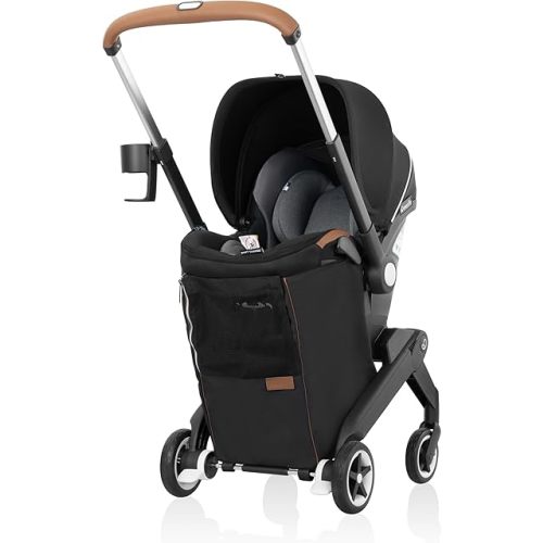 Evenflo Gold Shyft DualRide Infant Car Seat and Stroller Combo w/Carryall Storage (Moonstone Gray)