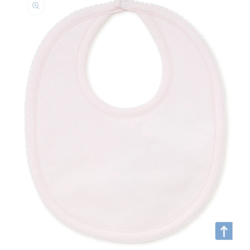 Pink/White Kissy Basics Bib