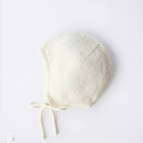 COTTON SILK KNIT BONNET - Ecru | ZARA United States