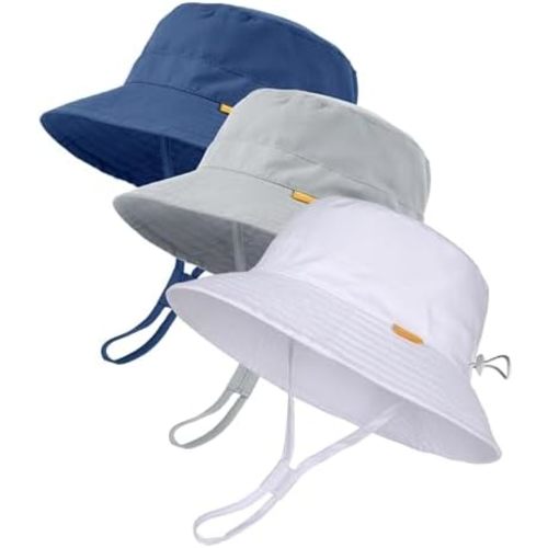FURTALK Baby Sun Hat Toddler Boys Girls Bucket Hat for Kids 0-5 Years UPF 50+ Sun Protective Child Summer Beach Hats