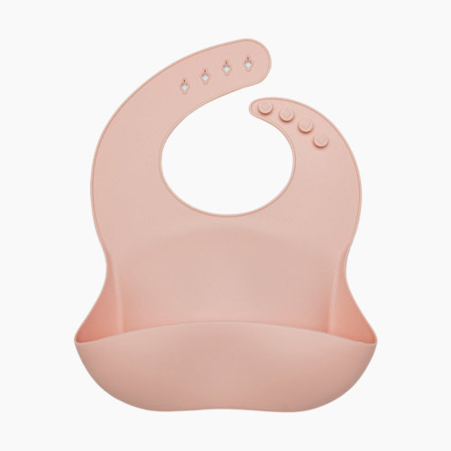 Loulou Lollipop Silicone Bib - Pink Quartz