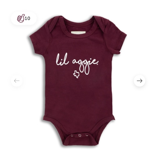 Texas A&M Lil Aggie Infant Bodysuit