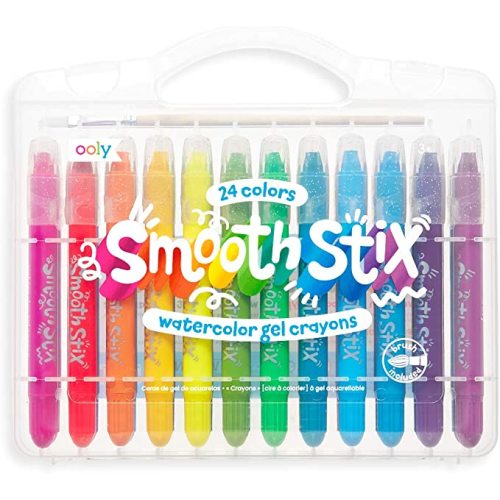OOLY, Smooth Stix Watercolor Gel Crayons - 25 PC Set