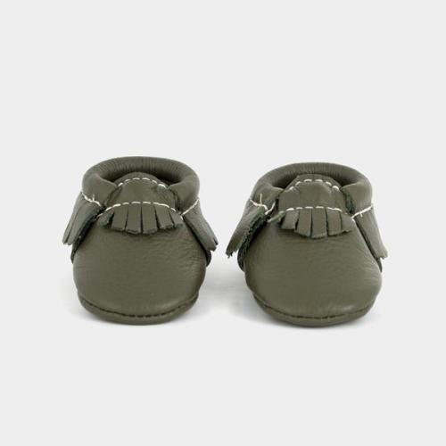 Juniper - Baby Newborn Leather Moccasins – Freshly Picked Baby Shoes & Gifts