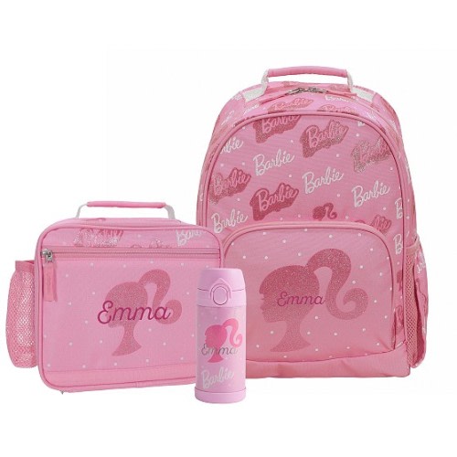 Mackenzie Barbie™ Glitter Backpack & Lunch Bundle, Set of 3 | Pottery Barn Kids