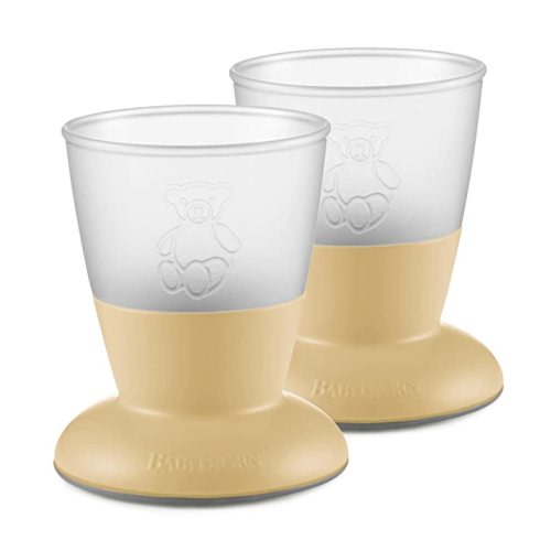 BabyBjörn Baby Cup2 Peice Pack, Powder Yellow