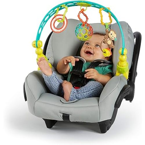 Bright Starts OBall Flex 'n Go Activity Arch Stroller or Carrier Take-Along Toy, Ages Newborn +