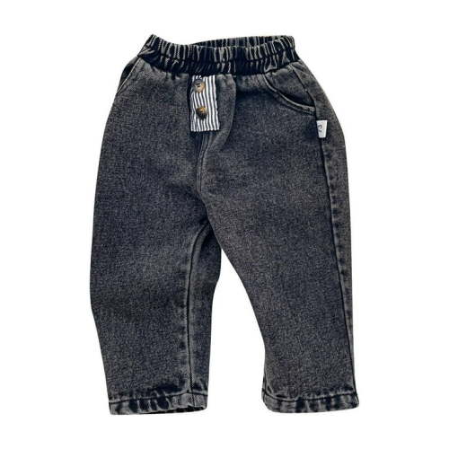 AherBiu Baby Clothes Newborn Infant Unisex Jeans Elastic Waisted Boys Girls Denim Pants Trousers