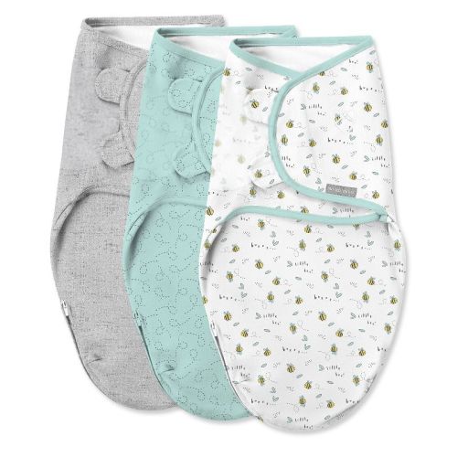 Swaddleme By Ingenuity Easy Change Zipper Baby Swaddle - 0-3 Months - Peekaboo Panda