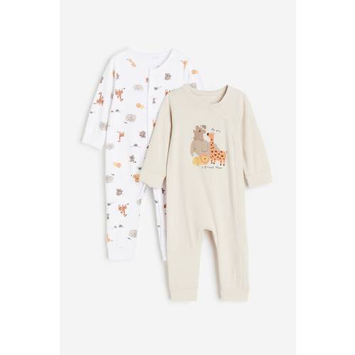 2-PACK PATTERNED COTTON PAJAMAS