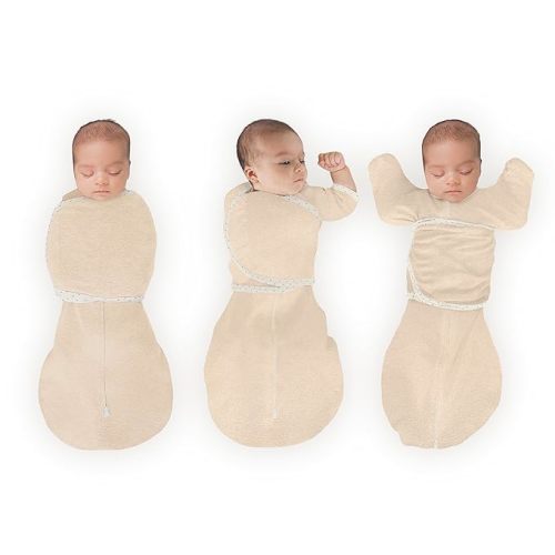 SwaddleDesigns 6-Way Omni Swaddle Sack Arms Up Swaddle for Newborn, More Options to Calm Startle Reflex, Improves Sleep, Easy Transition Baby Sleep Sack, Small, 0-3 Mo, 6-14 lbs, Heathered Oatmeal