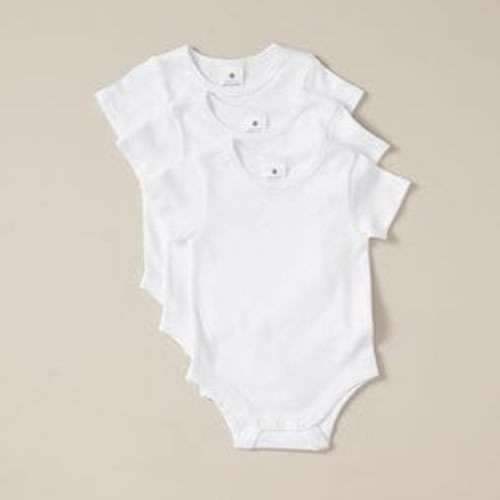 3 Pack Baby Organic Cotton Short Sleeve Bodysuits | Target Australia