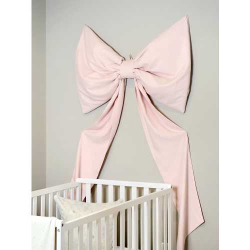 Kids room wall decor / Nursery wall bow / Large bow wall decor / Baby girl room / 1st birthday / Bow banner