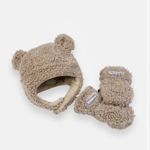 Cub Set - Teddy | Hat & Mittens