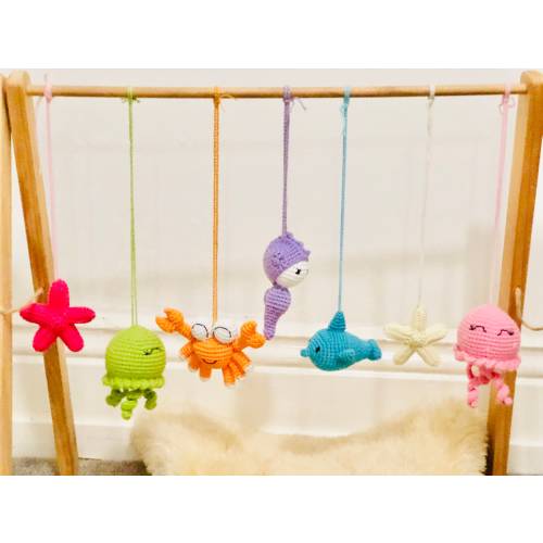 UNDER THE SEA Baby Gym Center, Baby Gym Center, Mermaid Baby Gym Activity, Under the Sea Baby Gym, Sea Animal Baby Gym, Aquarium Baby Gym