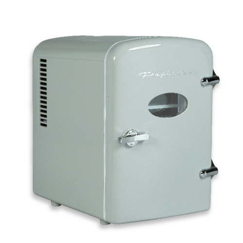 Frigidaire Retro 6 Can Mini Beverage/Skincare Cooler, Moonbeam, 4L
