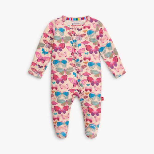 Magnetic Me Modal Ruffle Footie / All A-Flutter