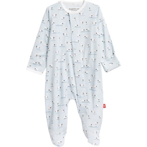 Baa Baa Baby Sheep Print Footie