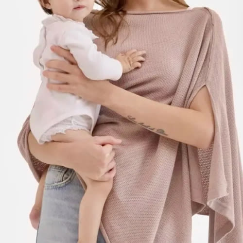 Momcozy Nursing Cover - Soft, Breathable, Privacy Poncho