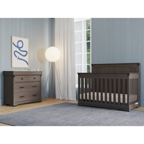 Child Craft Redmond Convertible Crib, Dresser and Dressing Kit 3-Piece Nursery Set