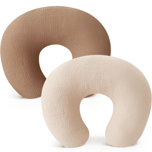Muslin Nursing Pillow Covers (2 Pack) | Konssy