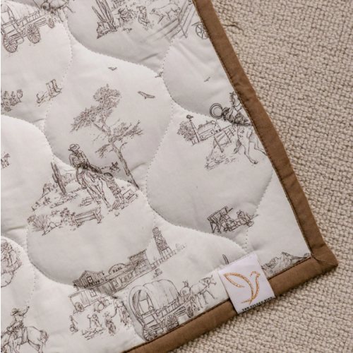Western Toile Quilted Playmat