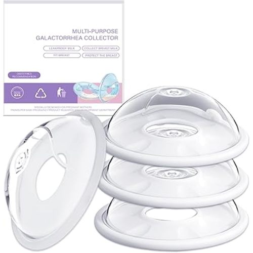 Breast Shells for Sore Nipple and Breast Feeding, Nursing Cup(4 Packs),Milk Saver, No More Wasted Milk or Wasteful Breast Pads, PBA Free.