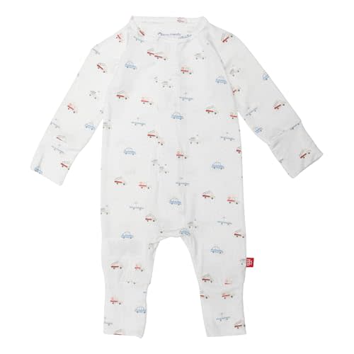 Magnetic Me Magnetic Convertible Coveralls | Silky Soft Modal Fabric | Baby Onsie Available in Sizes NB - 24M