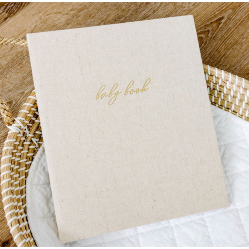 First Year Baby Memory Book - Sand