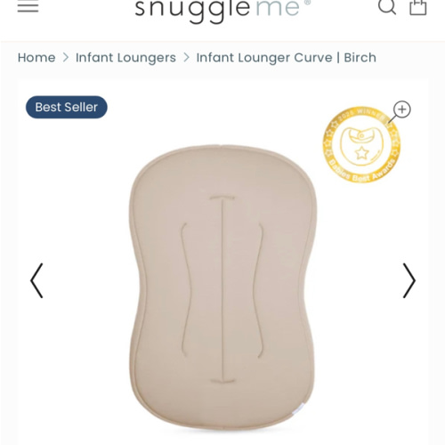 Infant Lounger Curve | Birch