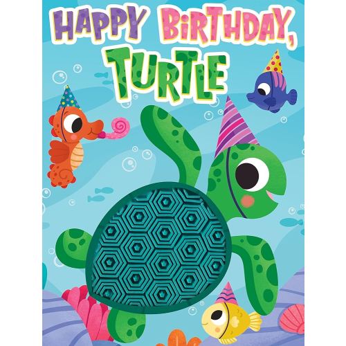 Little Hippo Books Happy Birthday Turtle I Ocean Children's Books Ages 1-3 | Touch and Feel Books for Toddlers 1-3 & Baby Books | Best Kids Books and ... Children's Books and Sensory Books
