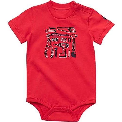 Carhartt Baby Boys' Short-Sleeve Graphic Bodysuit