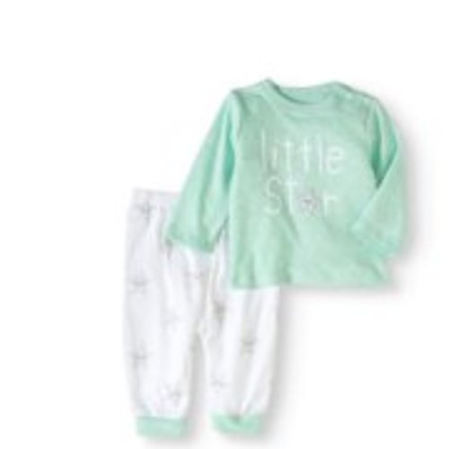 Newborn Baby Boy or Girl Unisex Shirt & Pants, 2pc Outfit Set