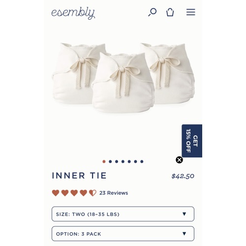 Inner Tie–Two / 3 Pack