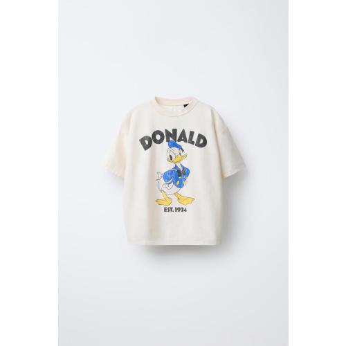 DONALD DUCK © DISNEY T-SHIRT - Ecru | ZARA United States