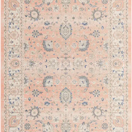 Powder Pink 5' 3 x 8' Whitney Rug | Rugs.com