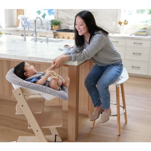 Stokke® Tripp Trapp® High Chair² and Newborn Seat Attachment Bundle