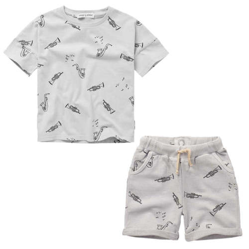 Musica Print Set - Light Grey – Manymoons